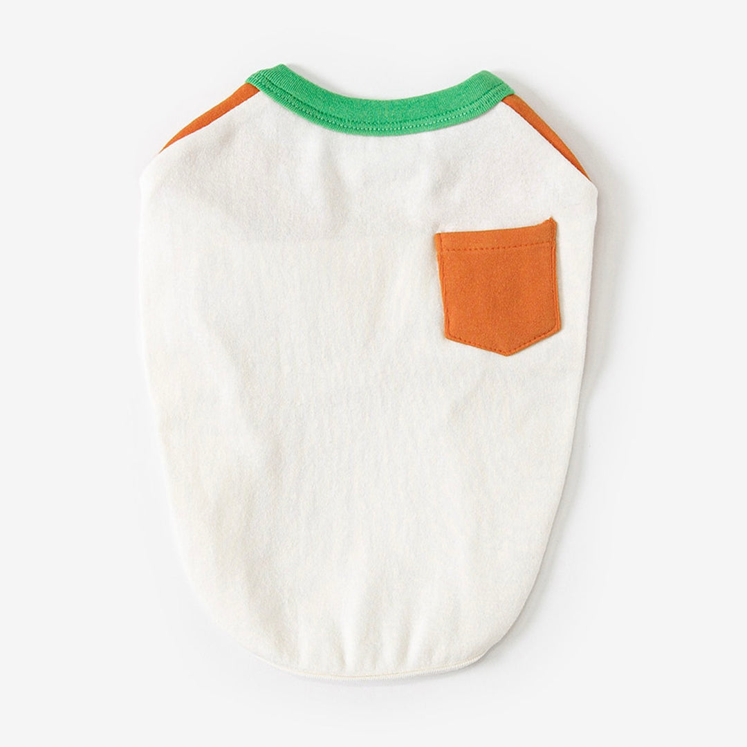 ※予約販売【TUSTUS】Block raglan tee（Orange）