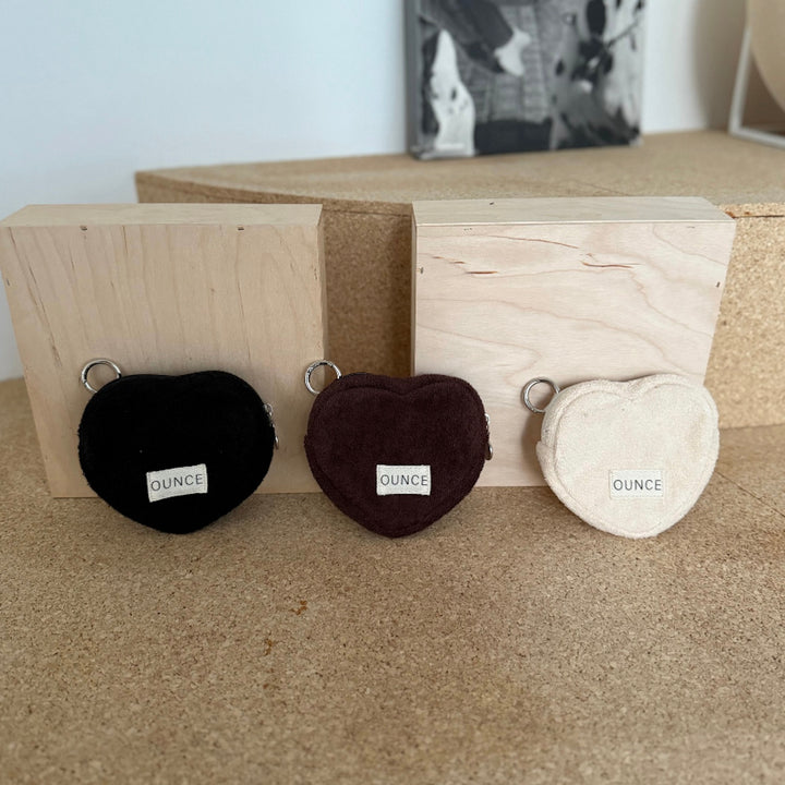 即納【OUNCE】Heart Terry Poop pack pouch（3color）
