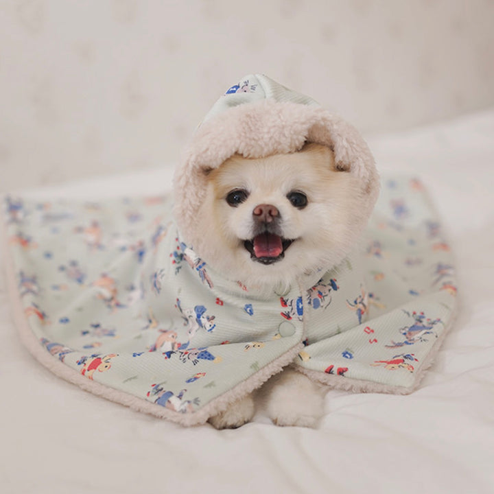 ※予約販売【noutti】Flower Rabbit Cape Blanket（2colors）