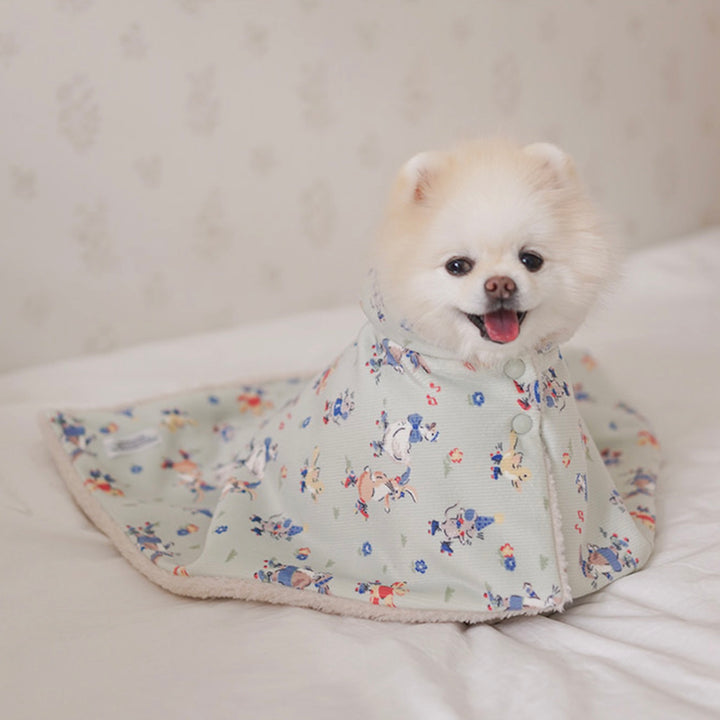 ※予約販売【noutti】Flower Rabbit Cape Blanket（2colors）