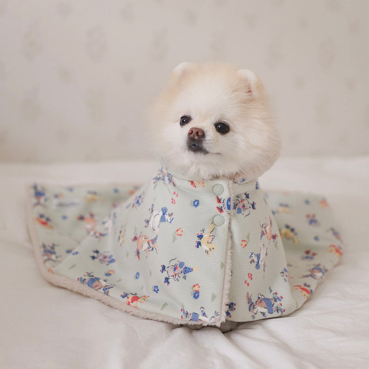 ※予約販売【noutti】Flower Rabbit Cape Blanket（2colors）