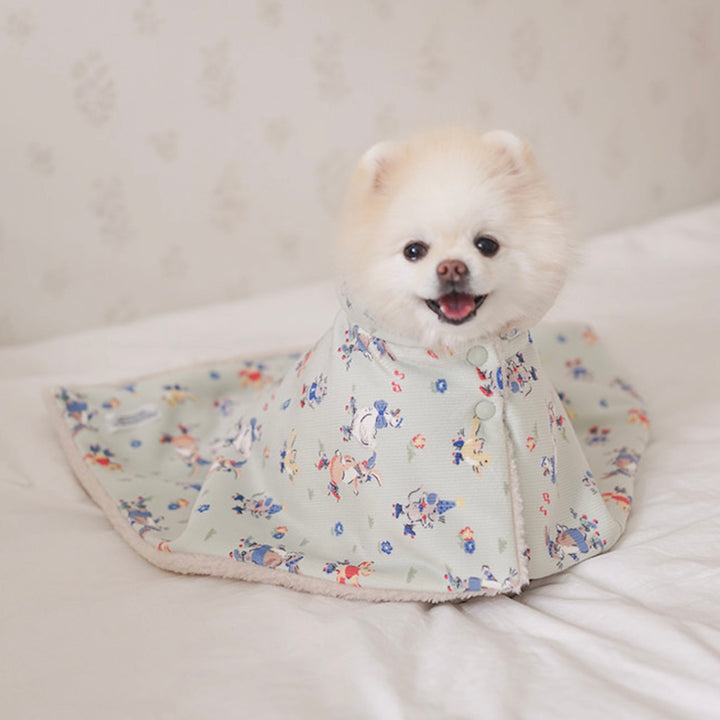 ※予約販売【noutti】Flower Rabbit Cape Blanket（2colors）