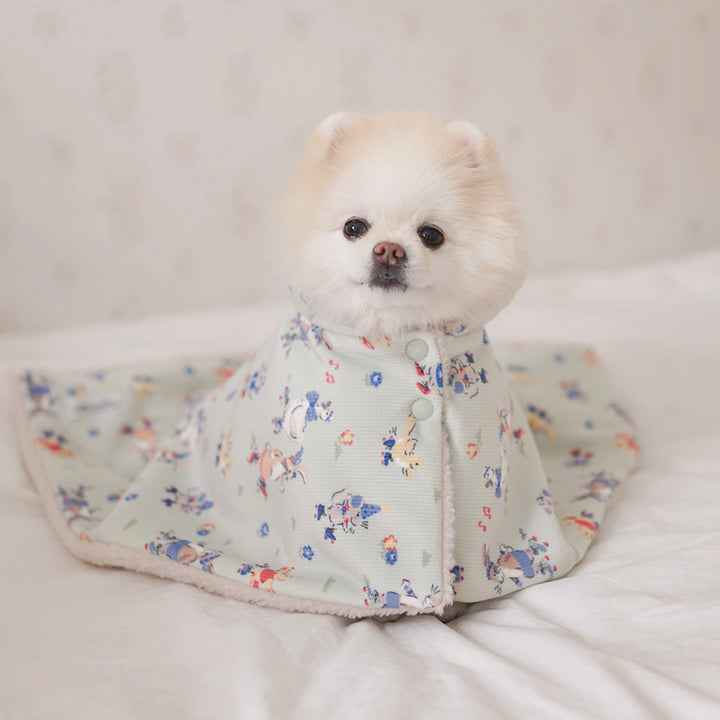 ※予約販売【noutti】Flower Rabbit Cape Blanket（2colors）