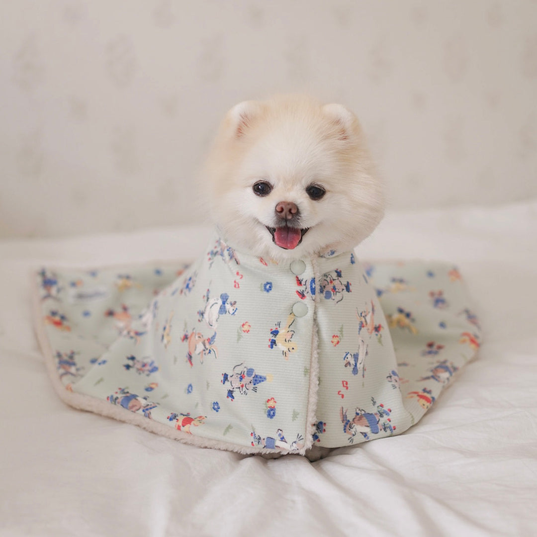 ※予約販売【noutti】Flower Rabbit Cape Blanket（2colors）