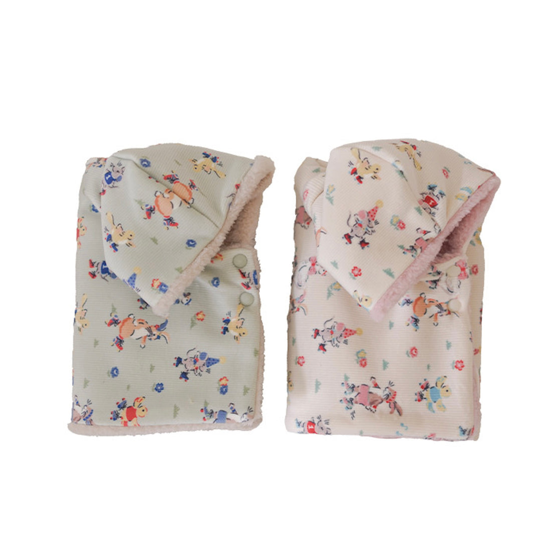 ※予約販売【noutti】Flower Rabbit Cape Blanket（2colors）