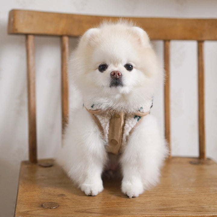 ※予約販売【noutti】MilkTea Flower Vest