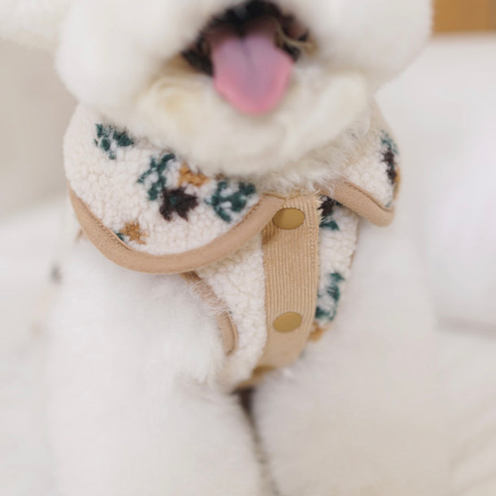 ※予約販売【noutti】MilkTea Flower Vest