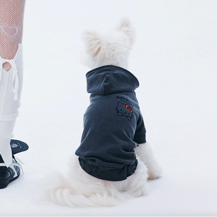 即納【ARUMARU】HELLO KITTY × ARUMARU Pet Originalfit hoodie zip jacket（Charcoal）