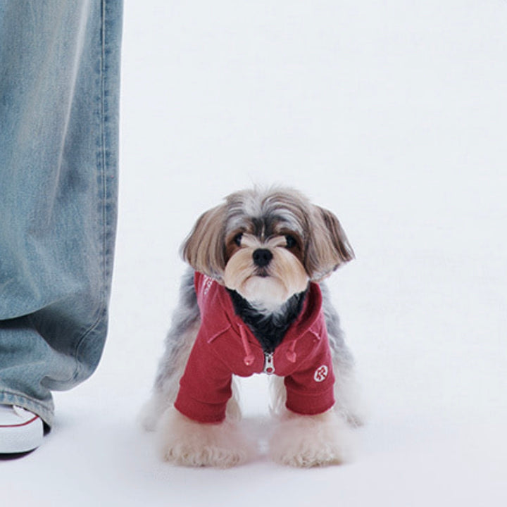 即納【ARUMARU】HELLO KITTY × ARUMARU Pet Originalfit hoodie zip jacket（Red）