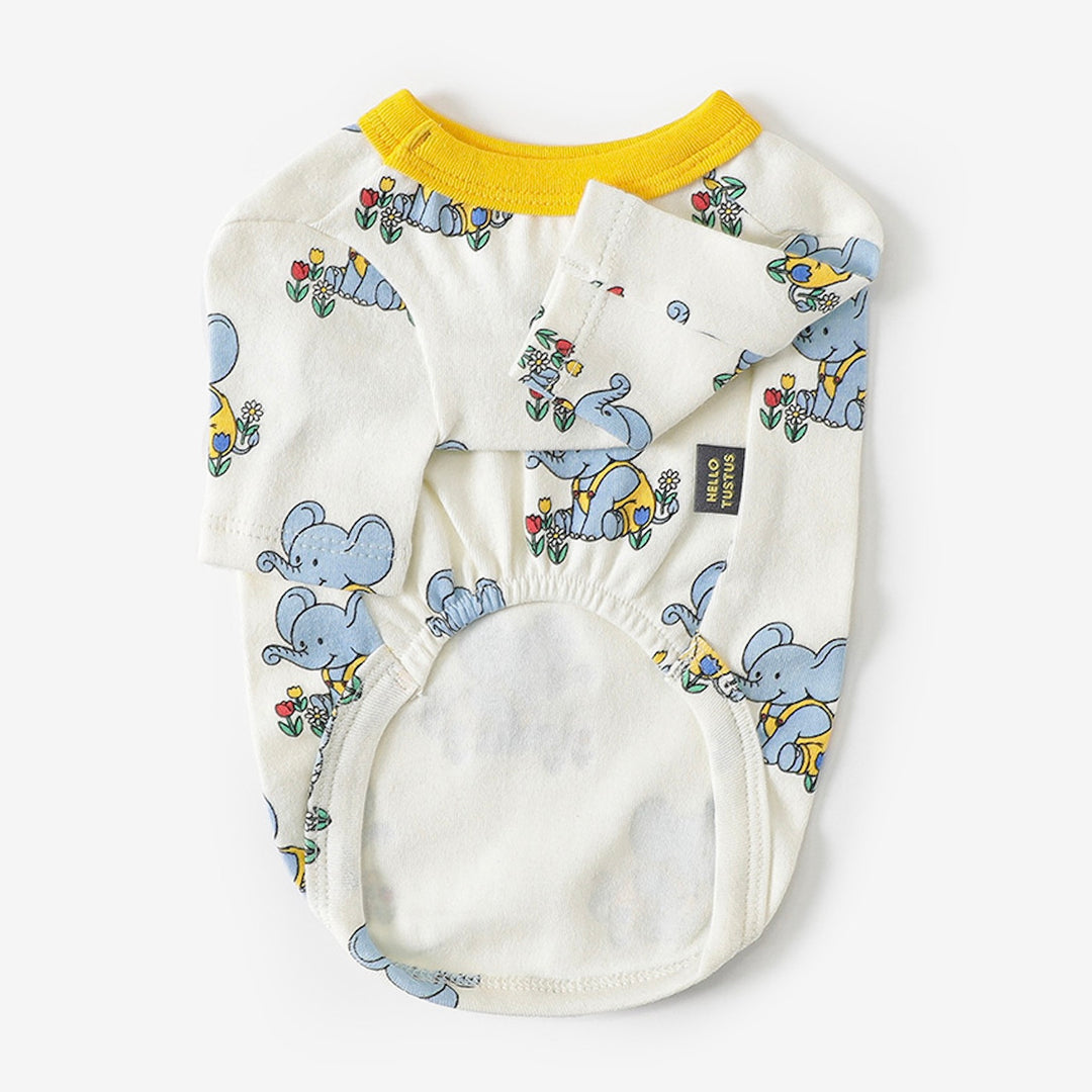 ※予約販売【TUSTUS】Blue elephant tee