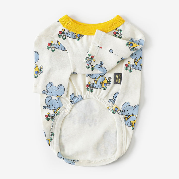 ※予約販売【TUSTUS】Blue elephant tee