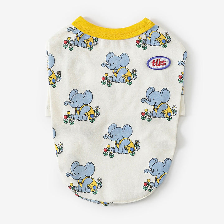 ※予約販売【TUSTUS】Blue elephant tee