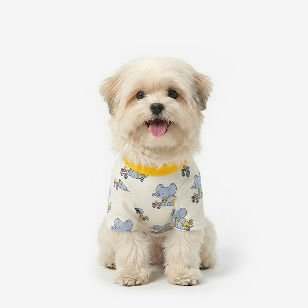 ※予約販売【TUSTUS】Blue elephant tee