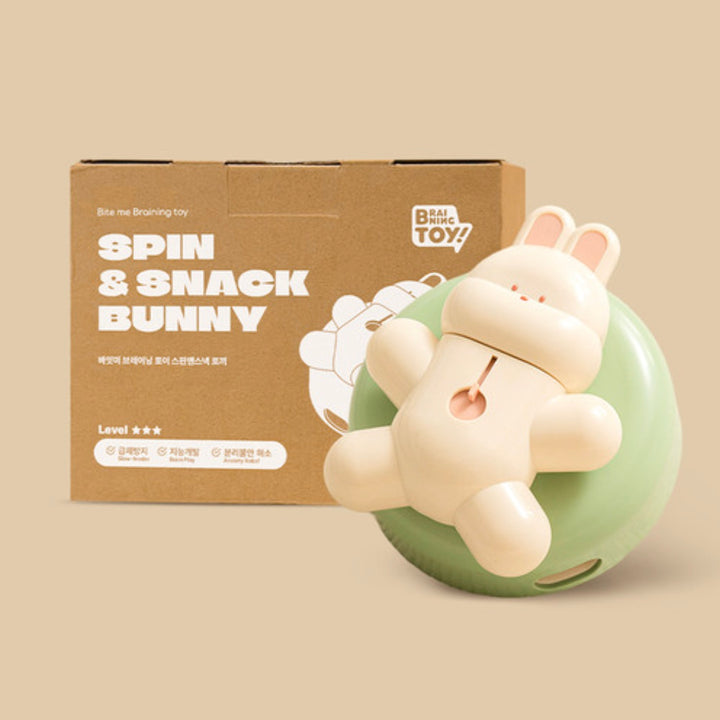 ※予約販売【BITE ME】Braining Spin and Snack Bunny Toy