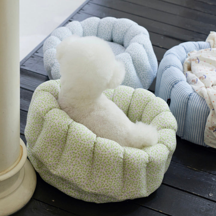 ※予約販売【azalea】New Flower Canele Cushion（Violet）