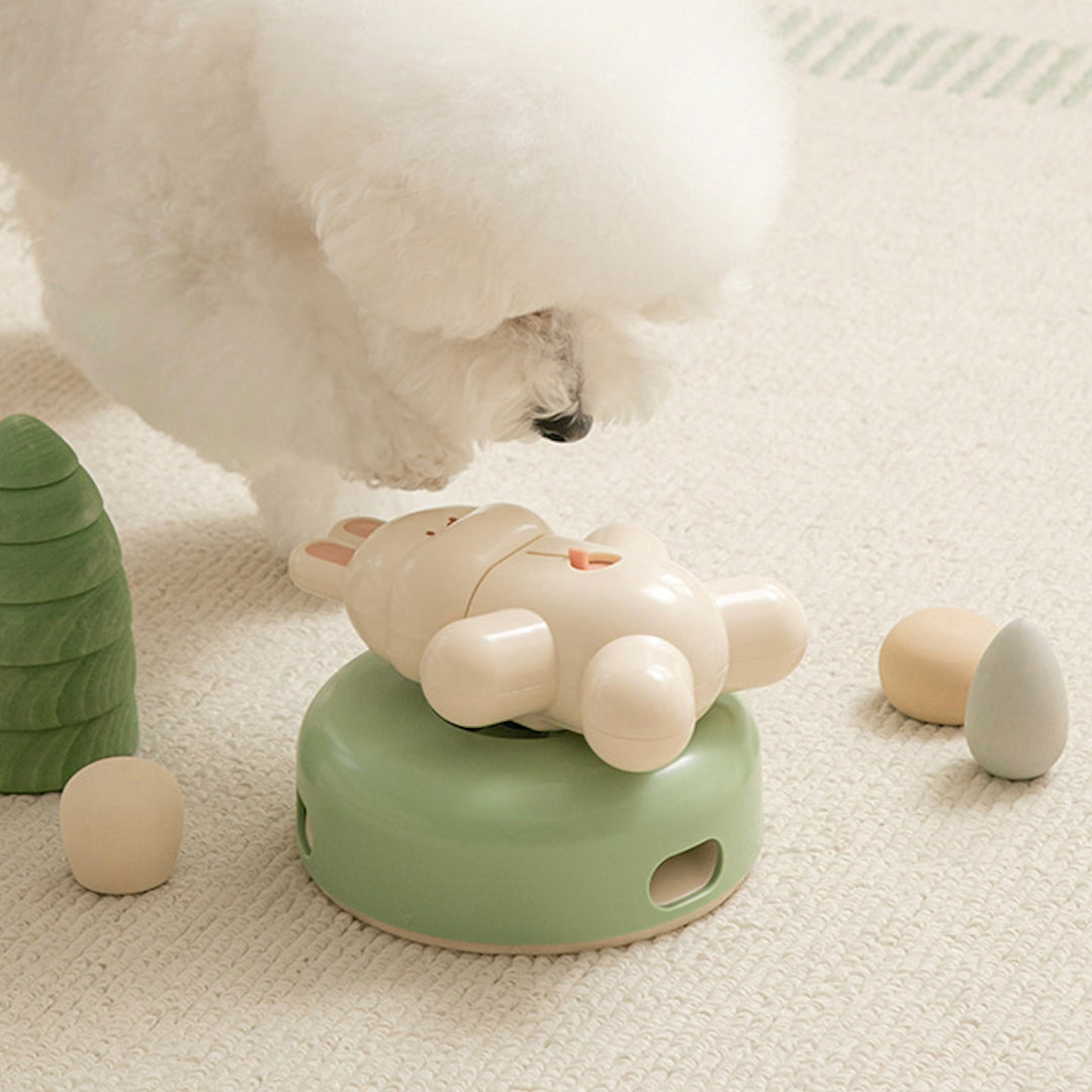 ※予約販売【BITE ME】Braining Spin and Snack Bunny Toy