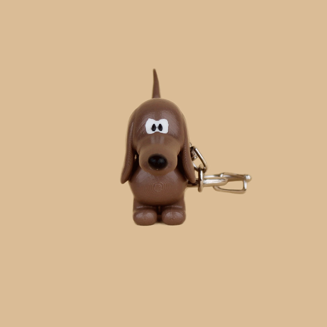 即納【CRR】Character Keychain（Dachs Brown）