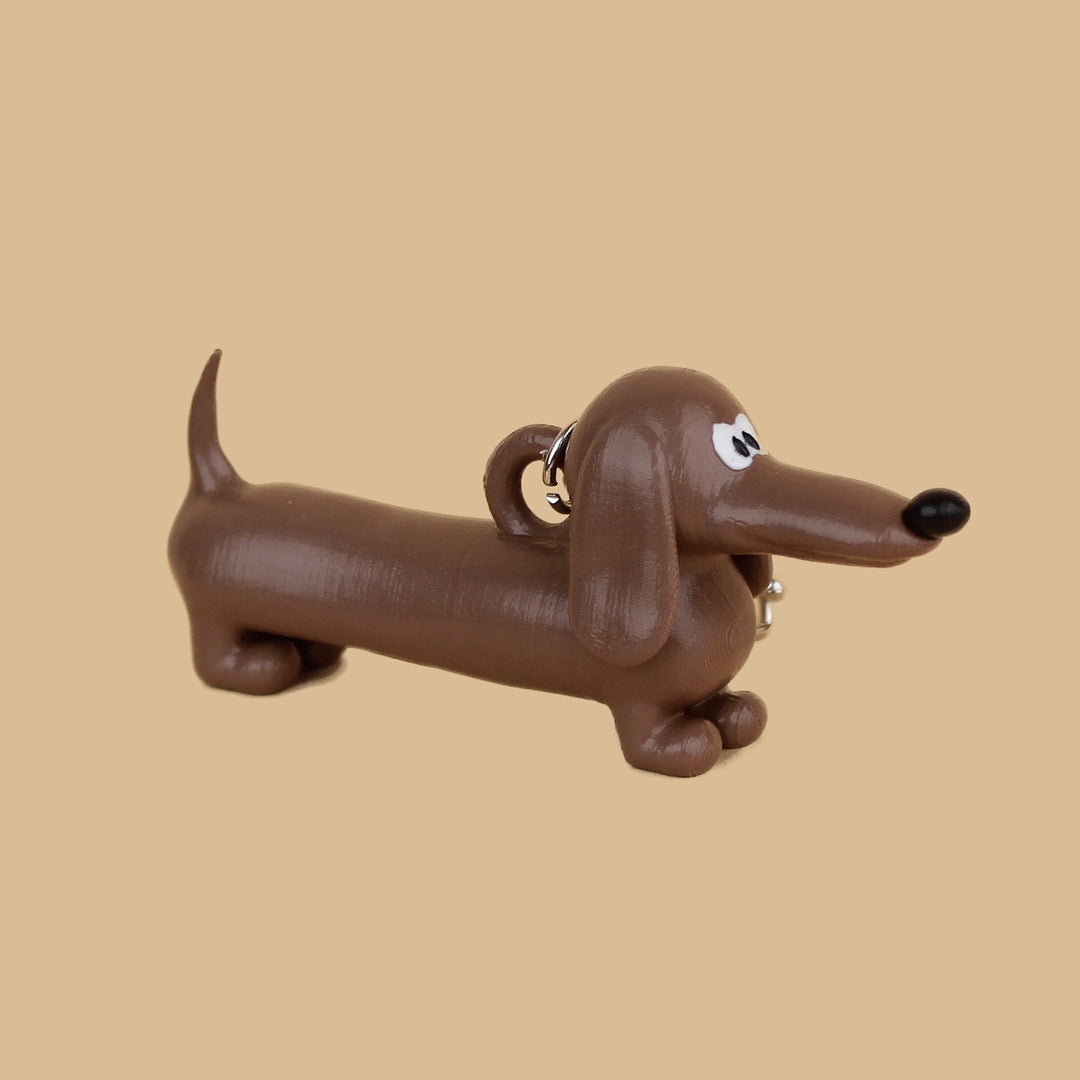即納【CRR】Character Keychain（Dachs Brown）