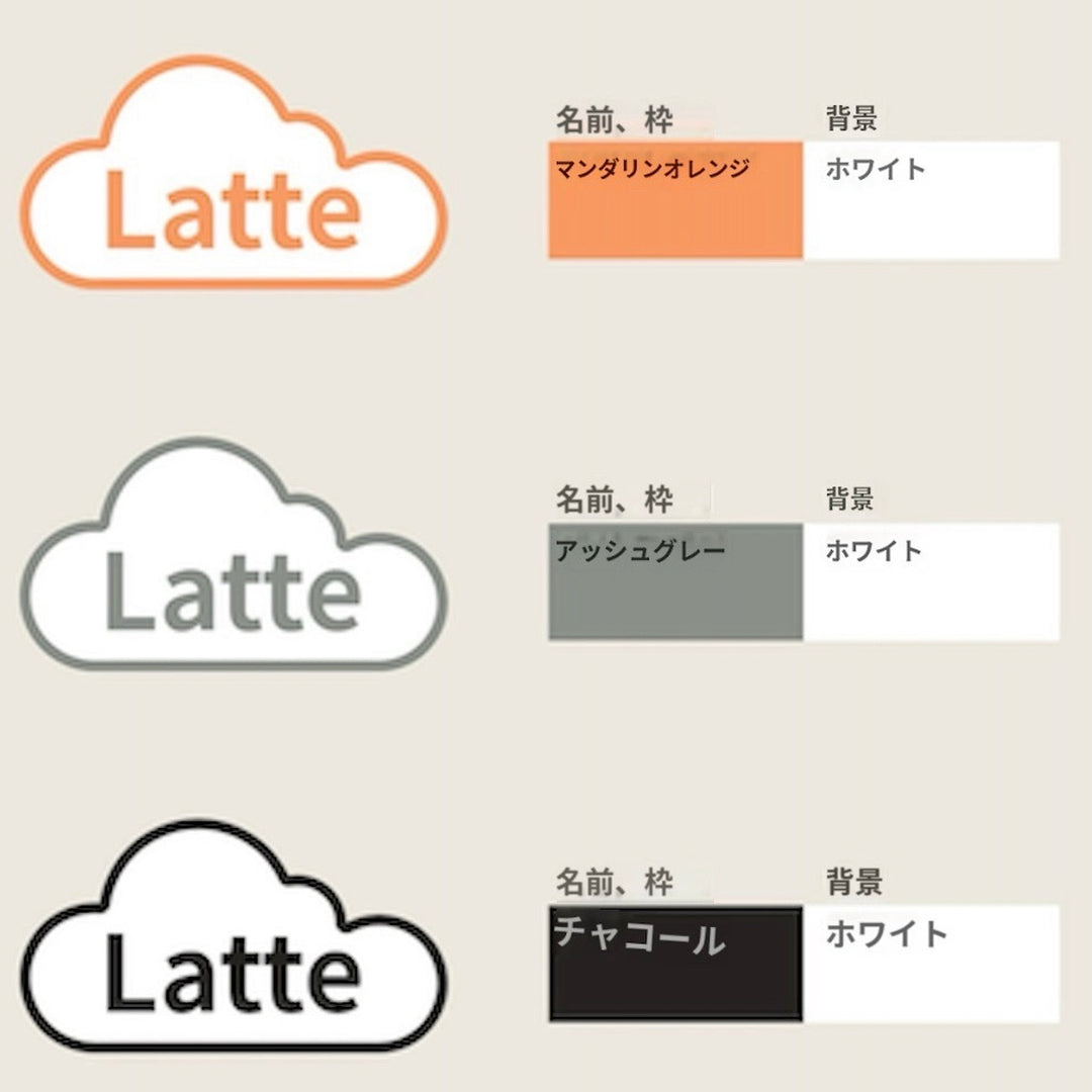 ※予約販売【andantte】Name Tag（for House）