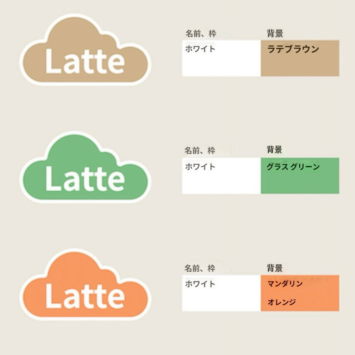 ※予約販売【andantte】Name Tag（for House）