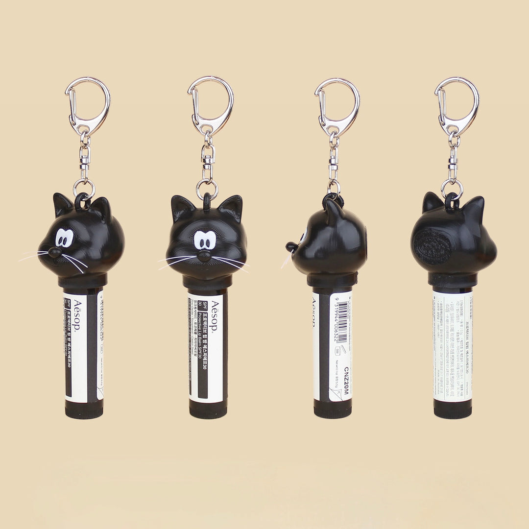 即納【CRR】Character Lip Cover（Cat Black）