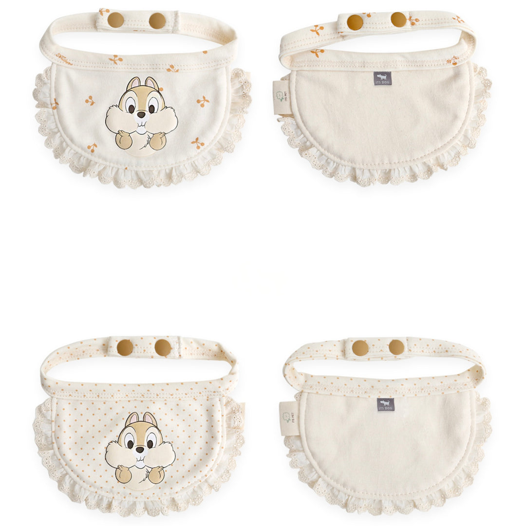 ※予約販売【ITS DOG】Disney Organic Chip 'n Dale Bib