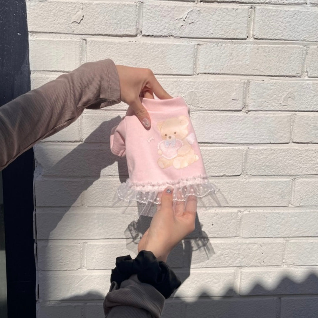 ※予約販売【Hi Yeboo】Love cupid sweatshirt（Pink）