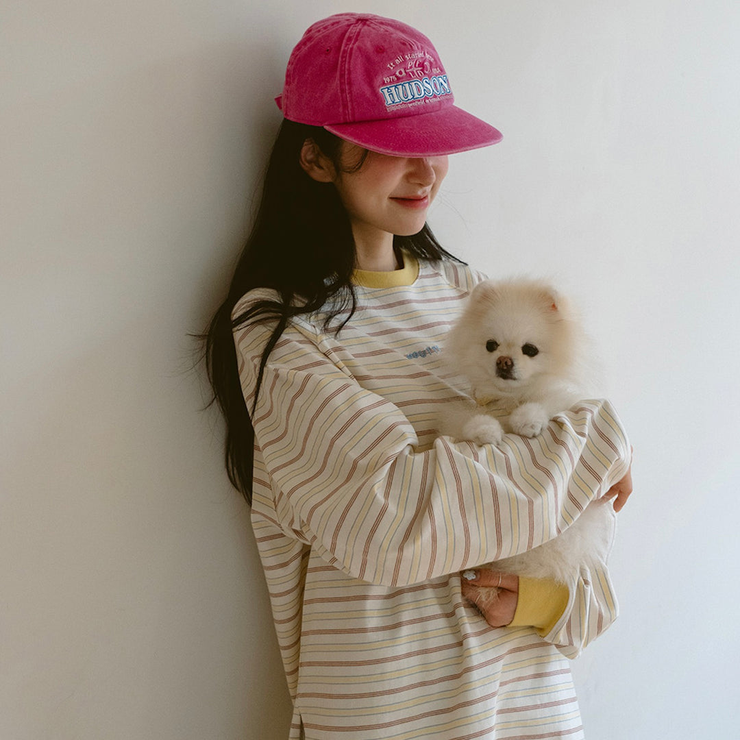 即納【noutti】Jerry Stripe Sleeveless（Yellow）