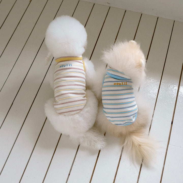 即納【noutti】Jerry Stripe Sleeveless（Sky）