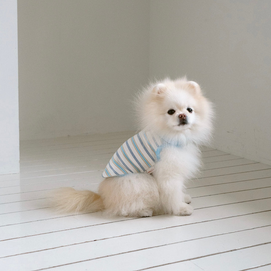 即納【noutti】Jerry Stripe Sleeveless（Sky）