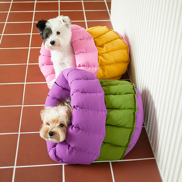 即納【noonoosoom】NOO NOOSOOM × azalea Canele Cushion（Pink/Yellow）