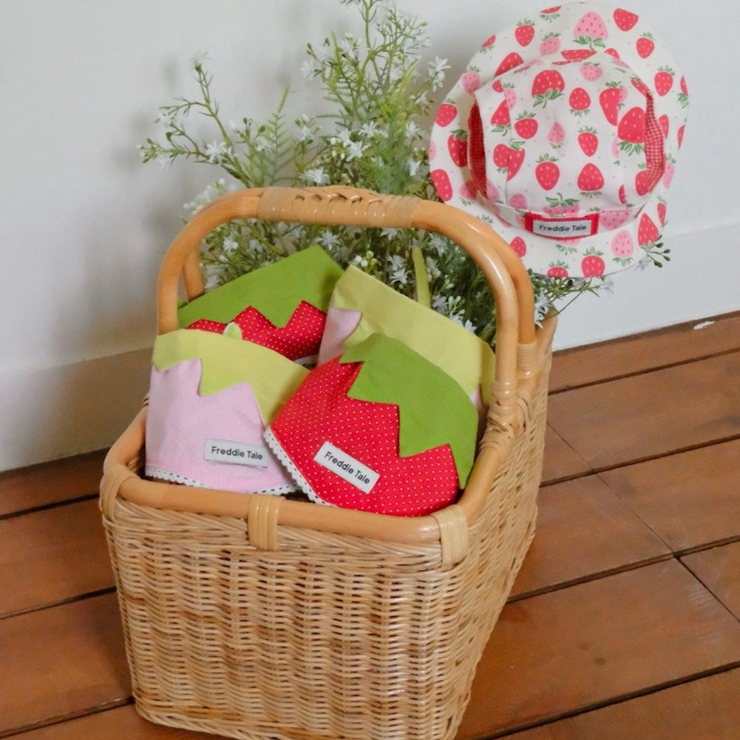 即納【FREDDIE TALE】Berry Berry Bandana（Red）