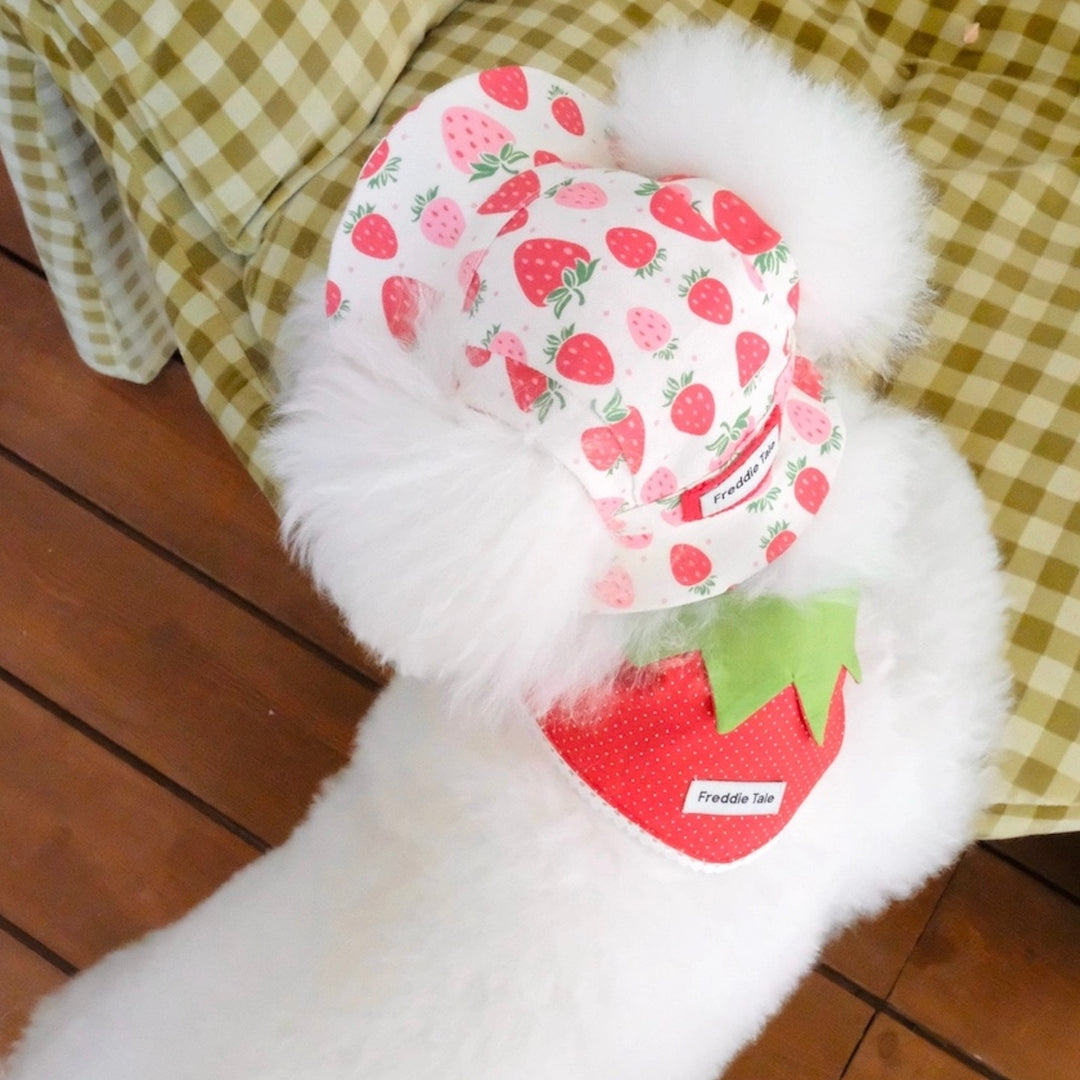 即納【FREDDIE TALE】Berry Berry Bandana（Red）