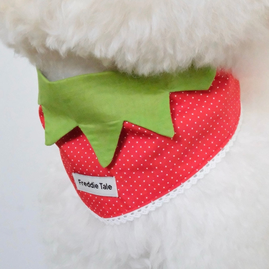 即納【FREDDIE TALE】Berry Berry Bandana（Red）