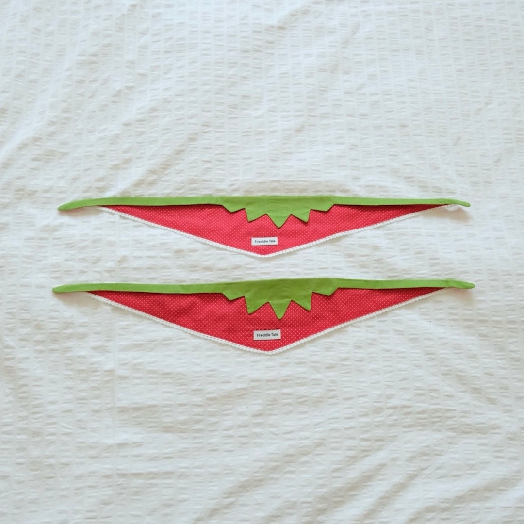 即納【FREDDIE TALE】Berry Berry Bandana（Red）