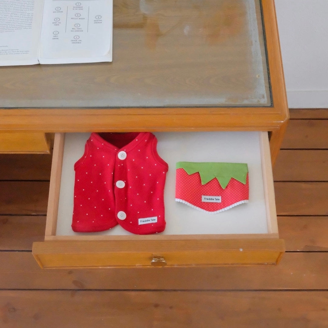 ※予約販売【FREDDIE TALE】Pipi Vest（Red）