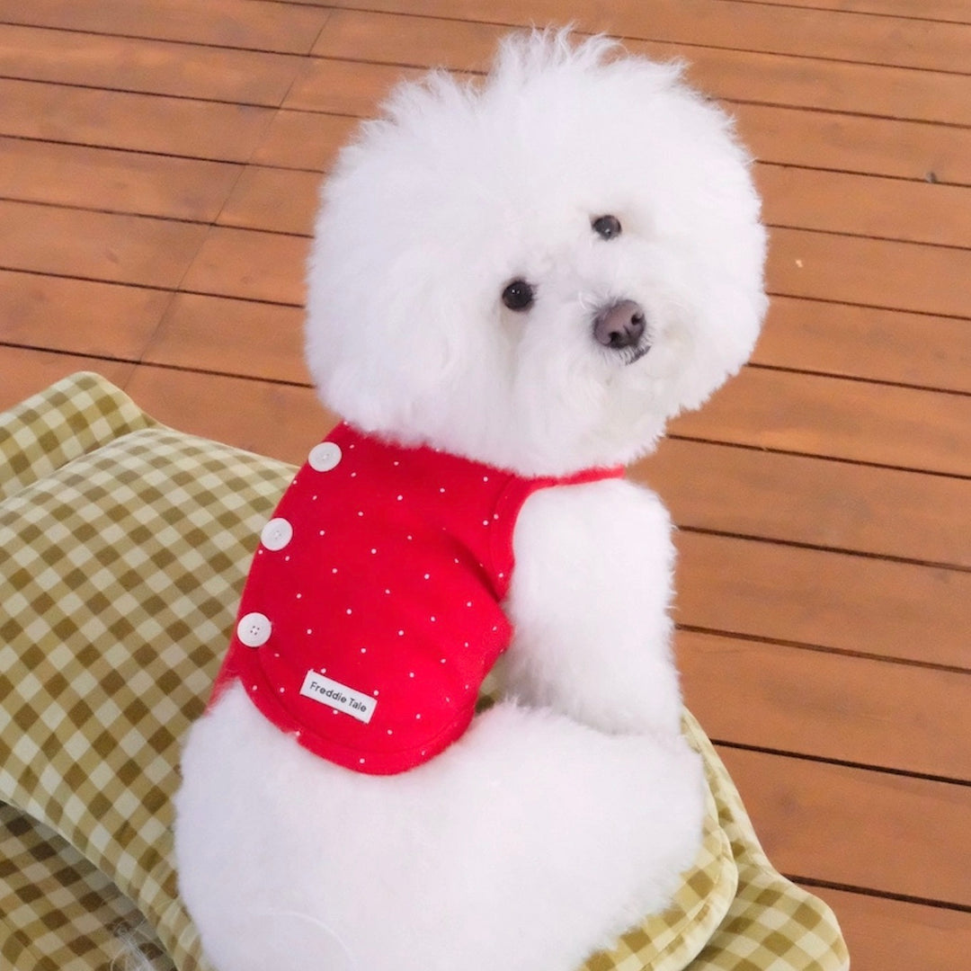 ※予約販売【FREDDIE TALE】Pipi Vest（Red）