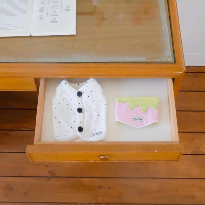 ※予約販売【FREDDIE TALE】Pipi Vest（White）