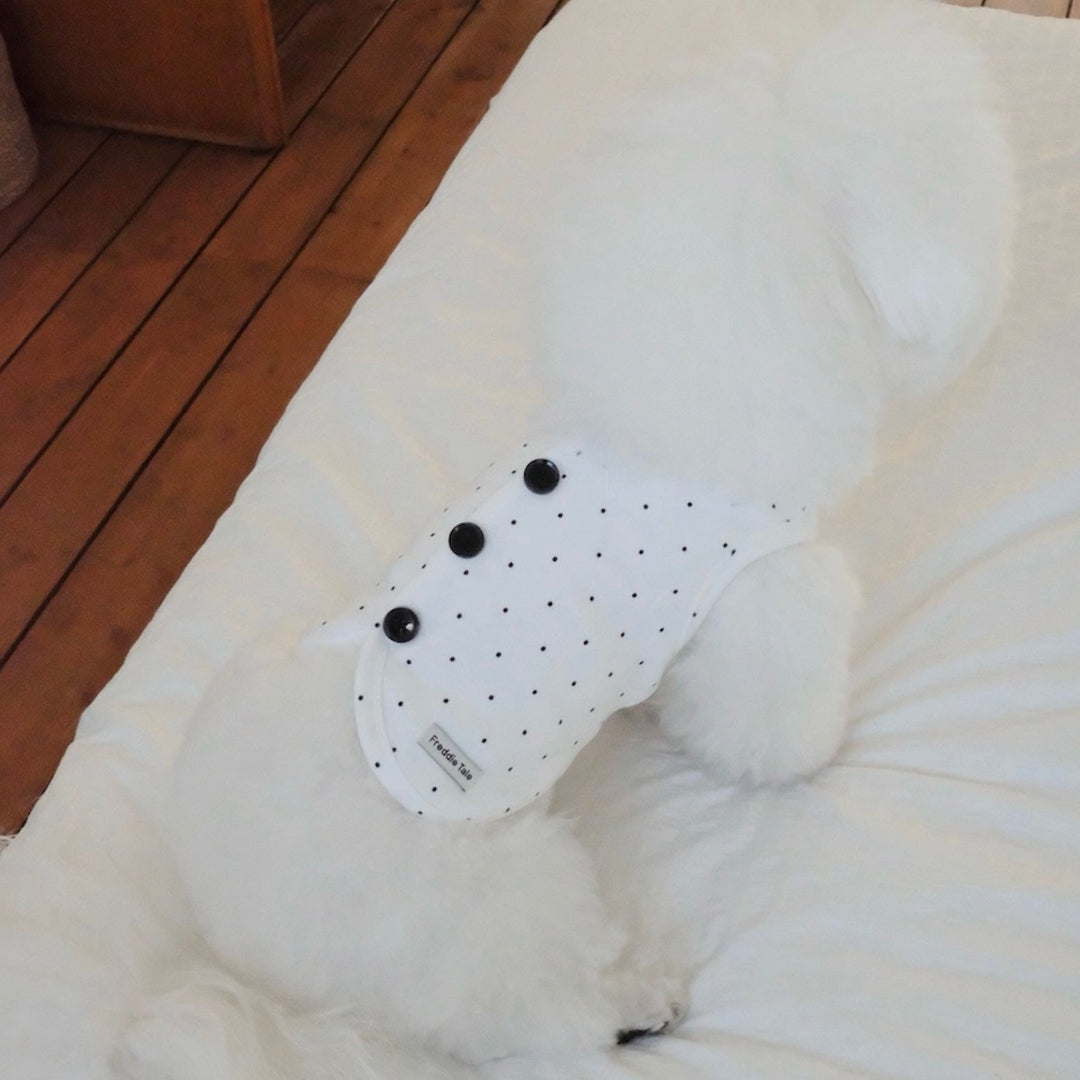 ※予約販売【FREDDIE TALE】Pipi Vest（White）