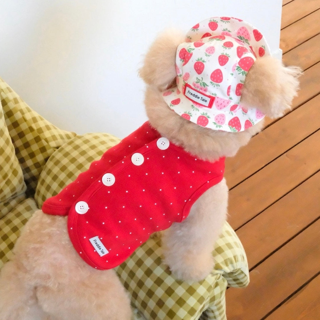 即納【FREDDIE TALE】Strawberry Bucket Hat