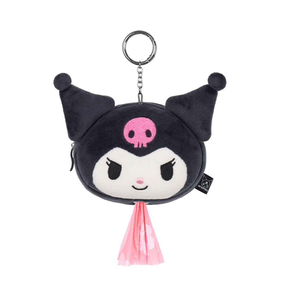 即納【ARUMARU】KUROMI × ARUMARU Poop Bag KeyRing（Black）