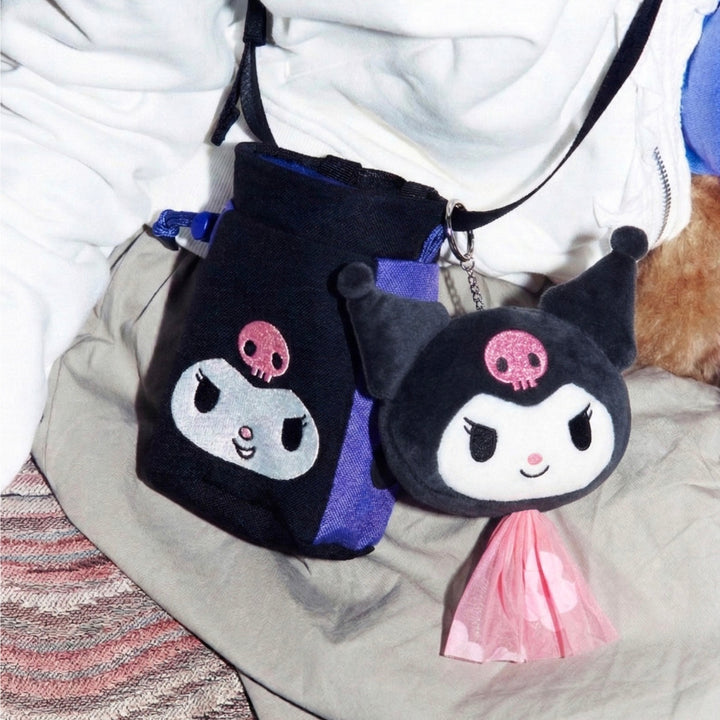 即納【ARUMARU】KUROMI × ARUMARU Poop Bag KeyRing（Black）