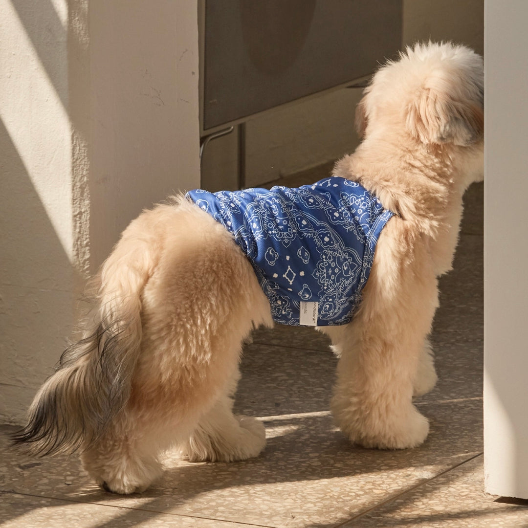 即納【andblank】Joy Bear Bandana Bug Guard Cooling Sleeveless