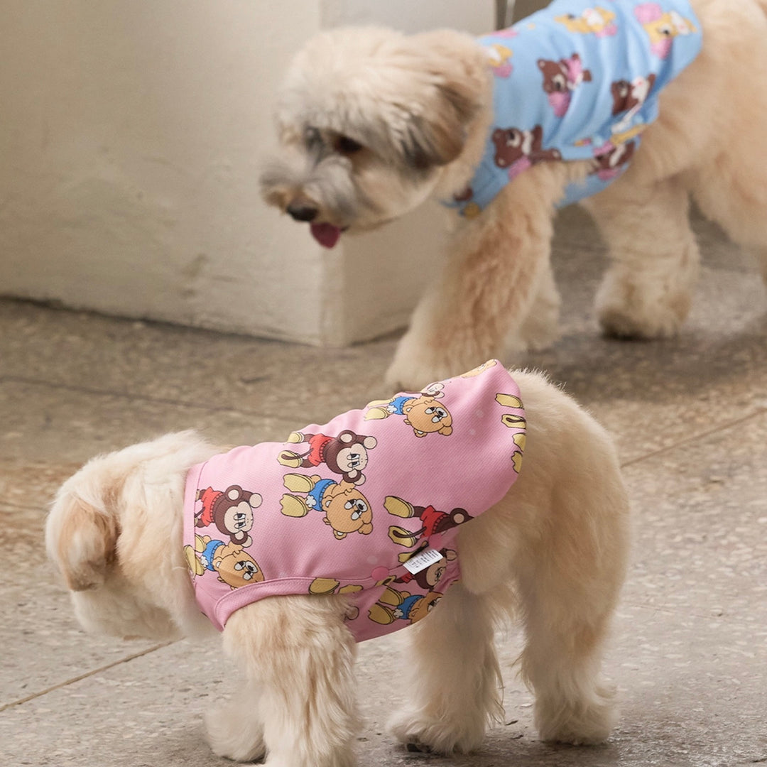 即納【andblank】Swim Buddies Bug Guard Cooling Top（Pink）