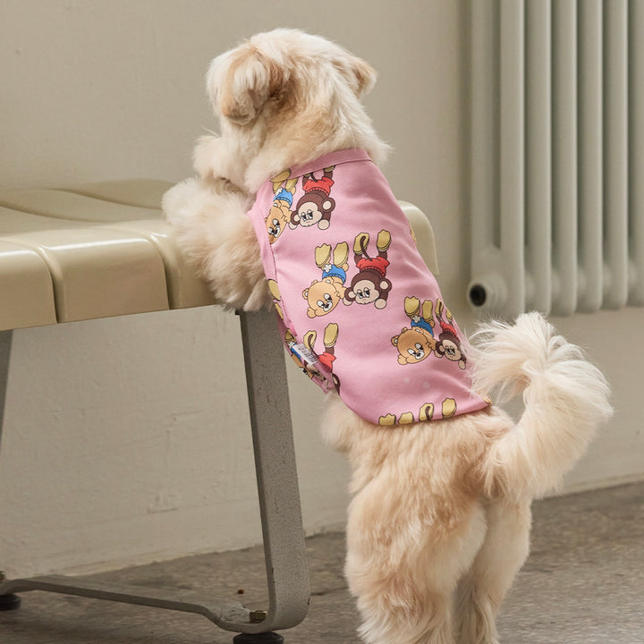 即納【andblank】Swim Buddies Bug Guard Cooling Top（Pink）