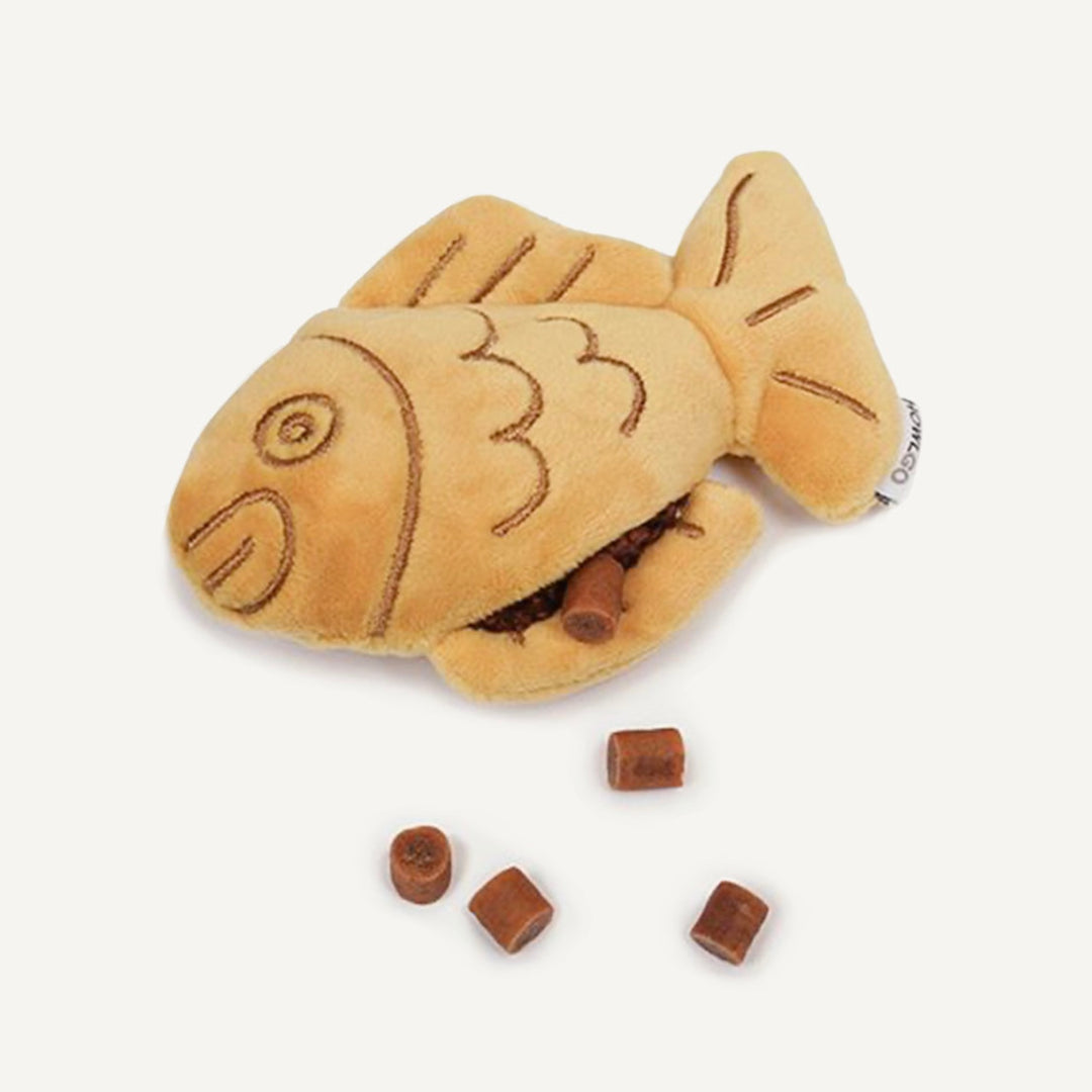 即納【HOWLPOT.】Howlgo FishBread Nosework Toy