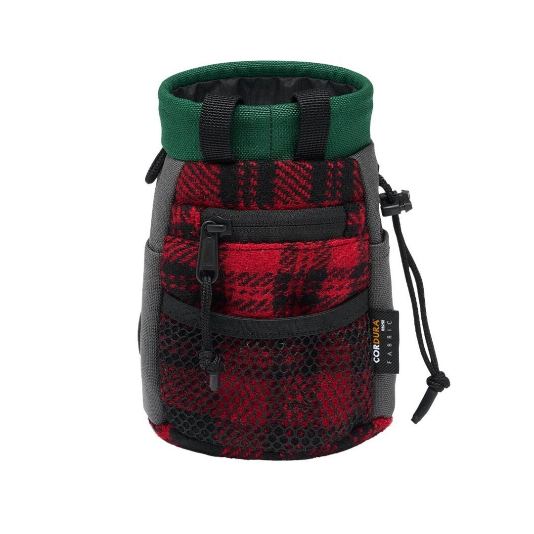 ※予約販売【ARUMARU】HARRIS TWEED × ARUMARU Treat Bag（Red）