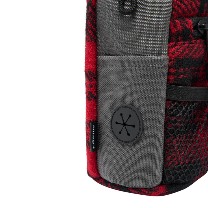 ※予約販売【ARUMARU】HARRIS TWEED × ARUMARU Treat Bag（Red）