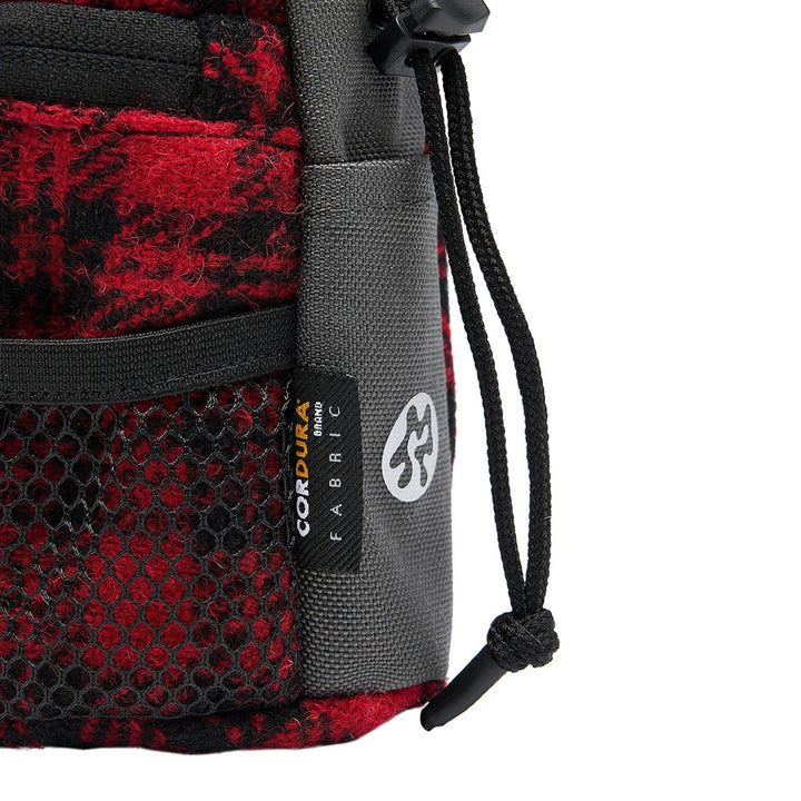 ※予約販売【ARUMARU】HARRIS TWEED × ARUMARU Treat Bag（Red）