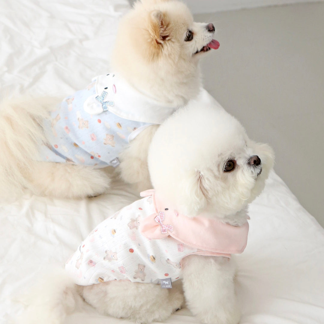 ※予約販売【ITS DOG】Apple Bear collared shirt（2 Color）